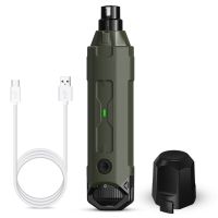 Гриндер для кошек и собак Petwant N60 USB, подсветка, LED индикатор, 6 скоростей, зеленый