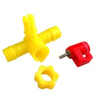 Поилка ниппельная 360˚ на шланг для кур, бройлеров, цыплят, перепелов, 20 шт.