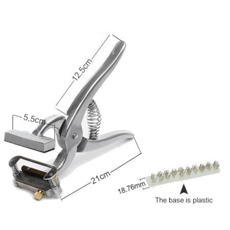 Щипцы татуировочные 5 знаков, 18,76 мм