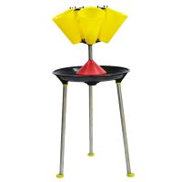 Установка для убоя куропаток, фазанов 5 конусов, карусельная, со стойкой, пластик, сталь