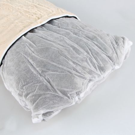 Лежак подушка Pet Choice для собак, 88х65х15 см, со съемным чехлом на молнии, кремовый