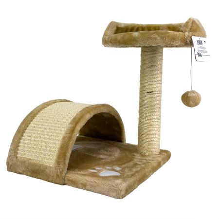 Когтеточка-комплекс 35х35х45 см, бежевый