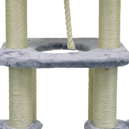 Когтеточка-комплекс 40х40х108 см, серый
