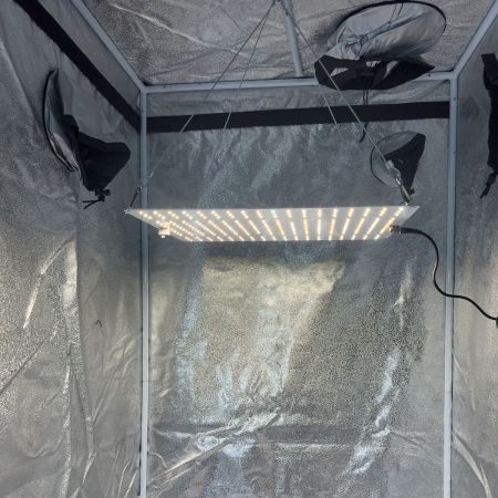 Светодиодная лампа Quantum board 240W HobbyFarm с регулировкой для растений, теплиц, гроубокса, гидропонных систем