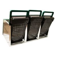 Гнездо для кур несушек 3 секции с яйцесборником