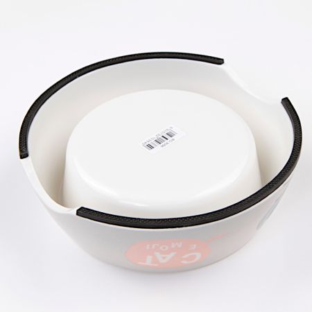 Миска, 17.5×17.5×6 см, 340 мл, CAT белый