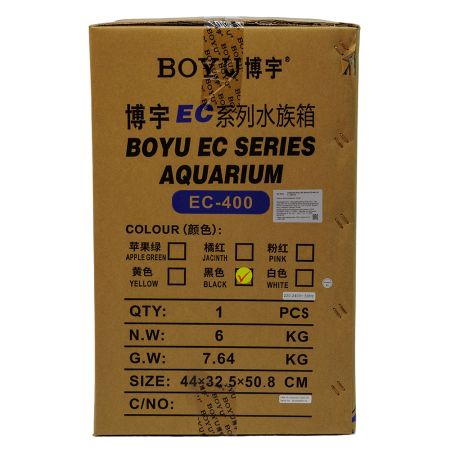 Аквариум Boyu EC-400 панорамный, 33 л, с фильтром и LED-лампой, черный Аквариум Boyu EC-400 панорамный, 33 л, с фильтром и LED-лампой, черный