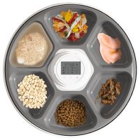 Автокормушка Petzengo PF19-L секций, ж/к дисплей, с охлаждением, для сухого и влажного корма, белая