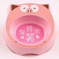 Миска для собак и кошек, 18x17.5x5 см, 270 мл, розовый