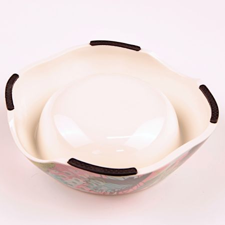 Миска, 14x19x5.5 см, 420 мл, абстракция