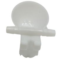 Поилка чашечная с креплением на сетку, диаметр 6,3 см, двойной штуцер