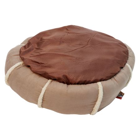 Лежак подушка Pet Choice для собак и кошек, круглый 76х76х15 см, меховой, бежевый Лежак подушка Pet Choice для собак и кошек, круглый 76х76х15 см, меховой, бежевый