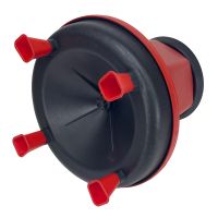 Кормушка бункерная 10 кг пластик с разделительной решеткой на ножках