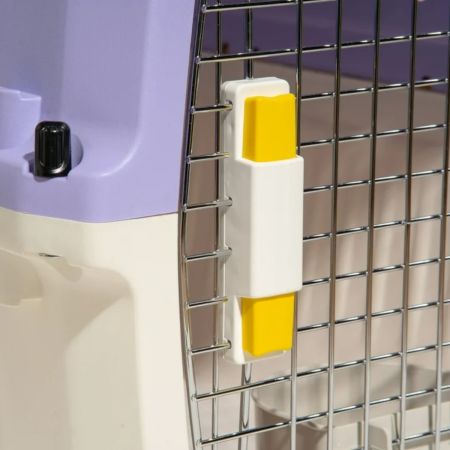 Переноска Transport 51.5x34.5x34 см для кошек и собак Pet Choice стандарт IATA, фиолетовая