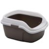 Лоток для кошек с высокими бортиками Sanitaire Range 51х39х24 см, коричневый