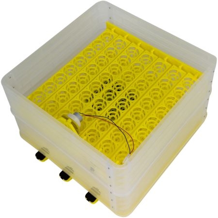 Инкубатор HHD 112 автоматический для яиц на 220В/12В от сети и аккумулятора на 112 яиц