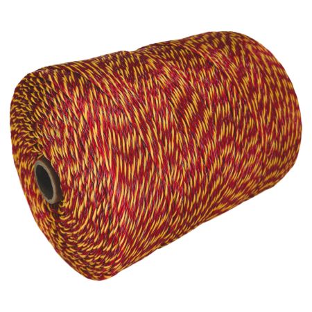 Провод для электропастуха FarmGuard красный с желтым 3 мм / 1000 м / 3x0,2 мм