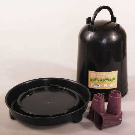 Поилка вакуумная ECO Recycled 5 л с ручкой на ножках