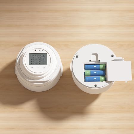 Автокормушка Petzengo PF19-L секций, ж/к дисплей, с охлаждением, для сухого и влажного корма, белая