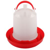 Поилка вакуумная 1 л с ручкой для цыплят, перепелов и мелкой птицы