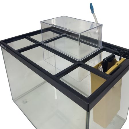 Аквариум Boyu FY-10 35 л с вакуумным карманом, отрицательным давлением, фильтром и LED-лампой, черный