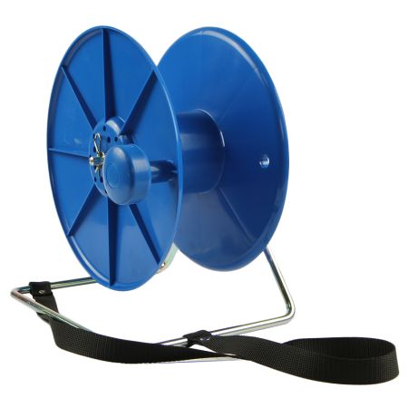 Катушка с намоточным механизмом для шнуров, лент и тросов электроизгороди