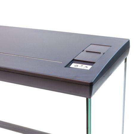 Аквариум Newa Mirabello MIR 70D Daylight LEDS, 70 л, с фильтром, нагревателем и освещением рассвет-закат, серый NEW VERSION