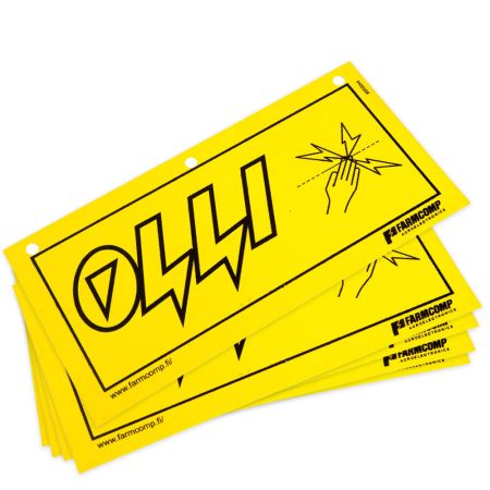 Знаки предупредительные для электроизгороди, комплект 5 шт.