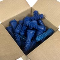 Перосъемные пальцы EU PROFI C для уток и гусей, 30/14 мм, синий, комплект 50 шт.