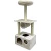 Когтеточка-комплекс 50х35х116 см, кремовый