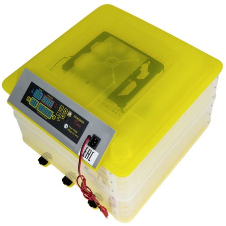 Инкубатор HHD 112 автоматический для яиц на 220В/12В от сети и аккумулятора на 112 яиц