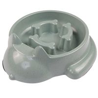 Миска для медленного кормления, 26.9x23.2x7.2 см, 700 мл, зеленый Миска для медленного кормления, 26.9x23.2x7.2 см, 700 мл, зеленый