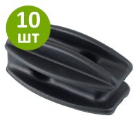 Изолятор орешковый для тросов и стальных проводов, 10 шт. Изолятор орешковый для тросов и стальных проводов, 10 шт.