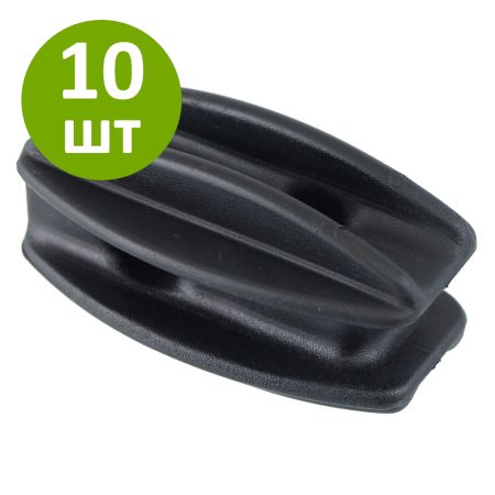 Изолятор орешковый для тросов и стальных проводов, 10 шт.