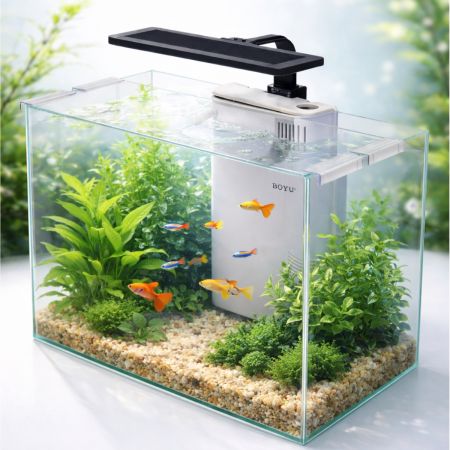 Аквариум Boyu Yiya MEK-480, 31 л с фильтром и LED лампой