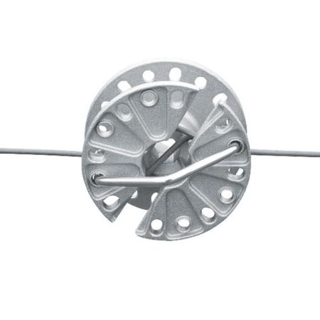 Натяжитель катушечный для проводов и тросов круглый