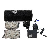 Аквариум Boyu Happy Family HS-45A панорамный, 65 л, с фильтром, УФ-стерилизатором и освещением, черный