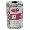 Шнур для электропастуха Olli Shockteq 3 мм / 200 м / 0,98 Ω многожильный Super-6