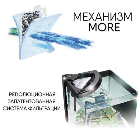 Аквариум Newa More NMO 50W Daylight LED 45 л с фильтром, нагревателем и освещением рассвет-закат, белый NEW VERSION Аквариум Newa More NMO 50W Daylight LED 45 л с фильтром, нагревателем и освещением рассвет-закат, белый NEW VERSION