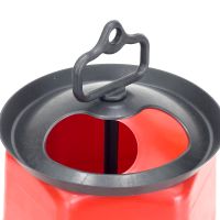 Кормушка бункерная 10 кг пластик с разделительной решеткой на ножках