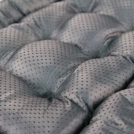 Лежанка матрас стеганый с нескользящим дном для собак 103х72х8 см, графит