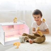 Брудер для цыплят HobbyFarm PBB01-E 48х30х30 см с терморегулятором