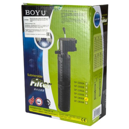 Фильтр внутренний Boyu SP-1800A для аквариума многофункциональный 700 л/час