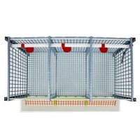 Клетка Comfortplast для бройлеров 3 секции, пластиковая