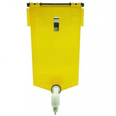 Поилка ниппельная для кроликов и птиц с бачком 1 л 90° Monoflo