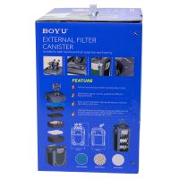 Фильтр внешний Boyu DGN-410 с УФ стерилизацией для аквариума 100-400 л с регулятором канистровый 1610 л/ч