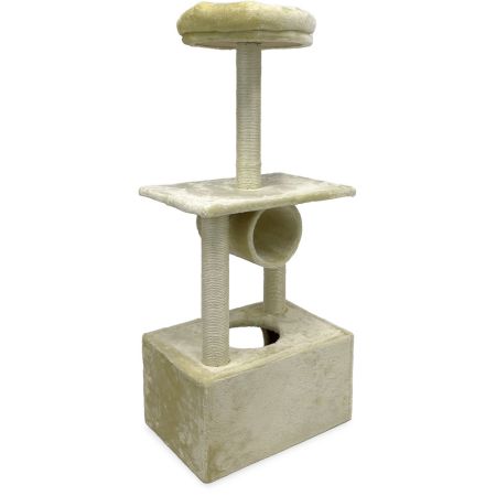 Когтеточка-комплекс 50х35х116 см, бежевый