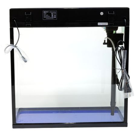 Аквариум Boyu MS-520M 45 л с сенсорным LED светильником и фильтром, черный Аквариум Boyu MS-520M 45 л с сенсорным LED светильником и фильтром, черный