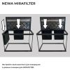 Аквариум Newa Mirabello MIR 70D Daylight LEDS, 70 л, с фильтром, нагревателем и освещением рассвет-закат, серый NEW VERSION