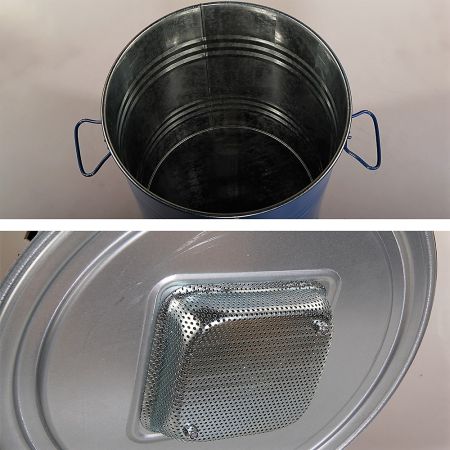 Зернодробилка HobbyFarm EM-50 для измельчения зерна электрическая с функцией мельницы / в комплекте 4 сита